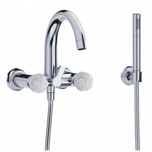 Смеситель для ванны с душевым гарнитуром ½“ настенный JOERGER Belledorновинка