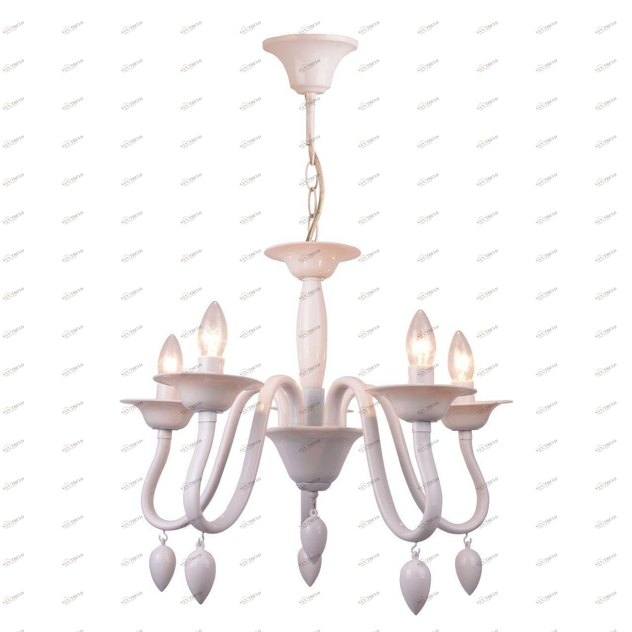 Подвесная люстра Toplight Martina TL7310D-05WH TOPLIGHT MARTINA WHITE 186750 Белый 