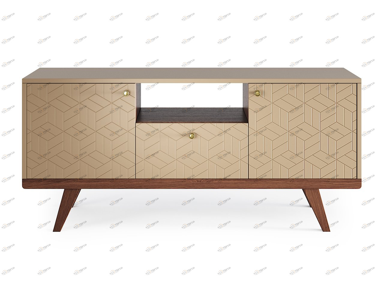 Тумба под телевизор с ящиком бежевая Thimon v2 THE IDEA  210266 Бежевый 