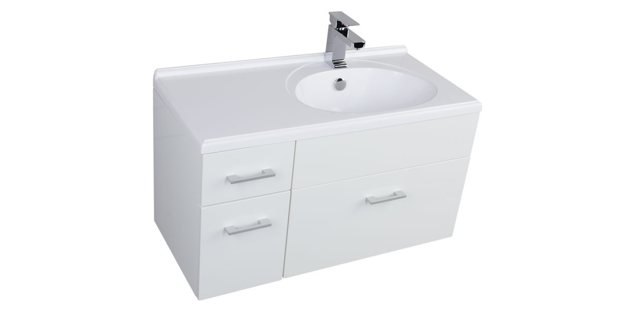 Комплект мебели Aquanet Данте 85 R белый 00164816 - Вид №3