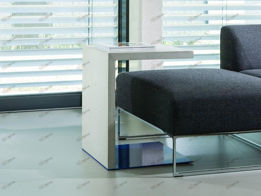 CO33 Приставной столик из бетона Tabula B5