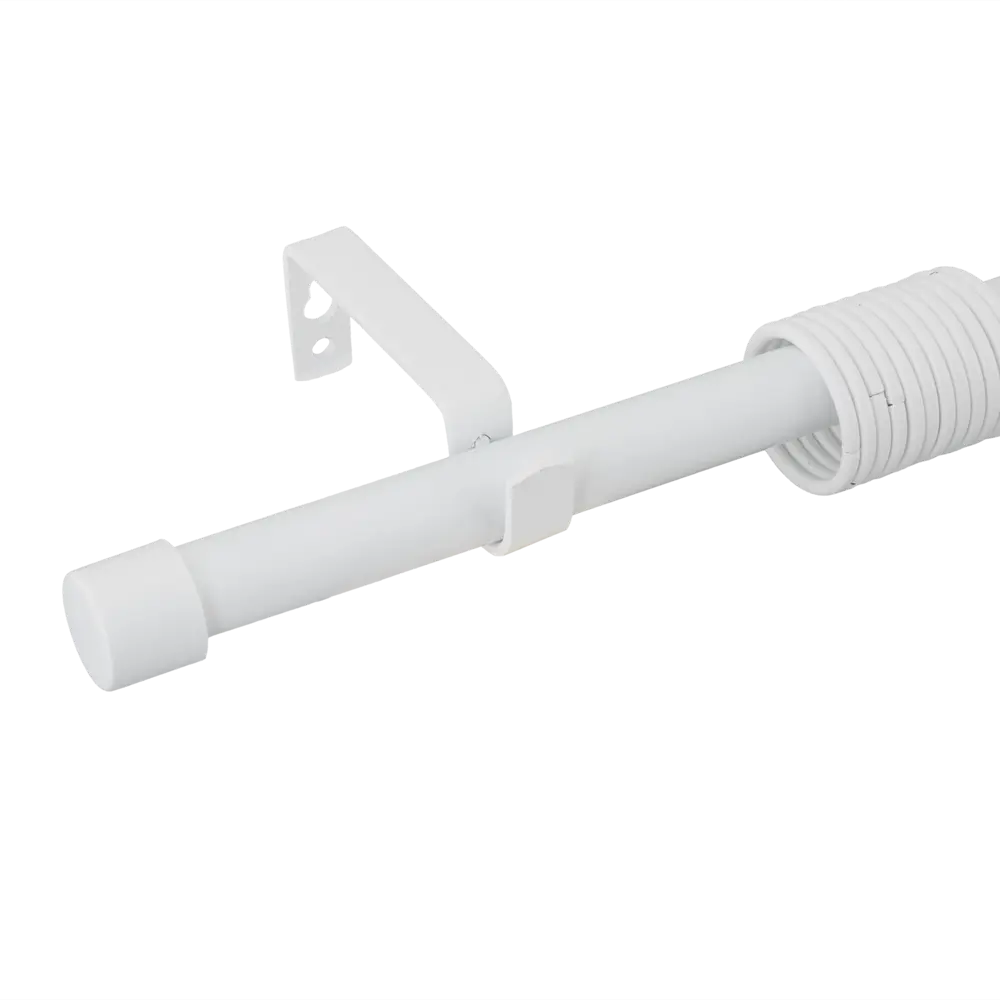 Карниз однорядный 160-320 см металл цвет белый ORBIS STLM-2134329