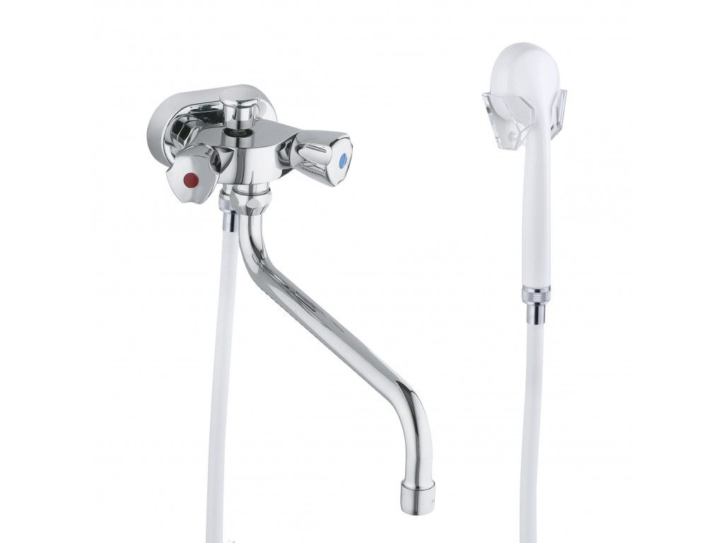 254130515 смеситель для ванны и душа DN 15 KLUDI STANDARD хром 