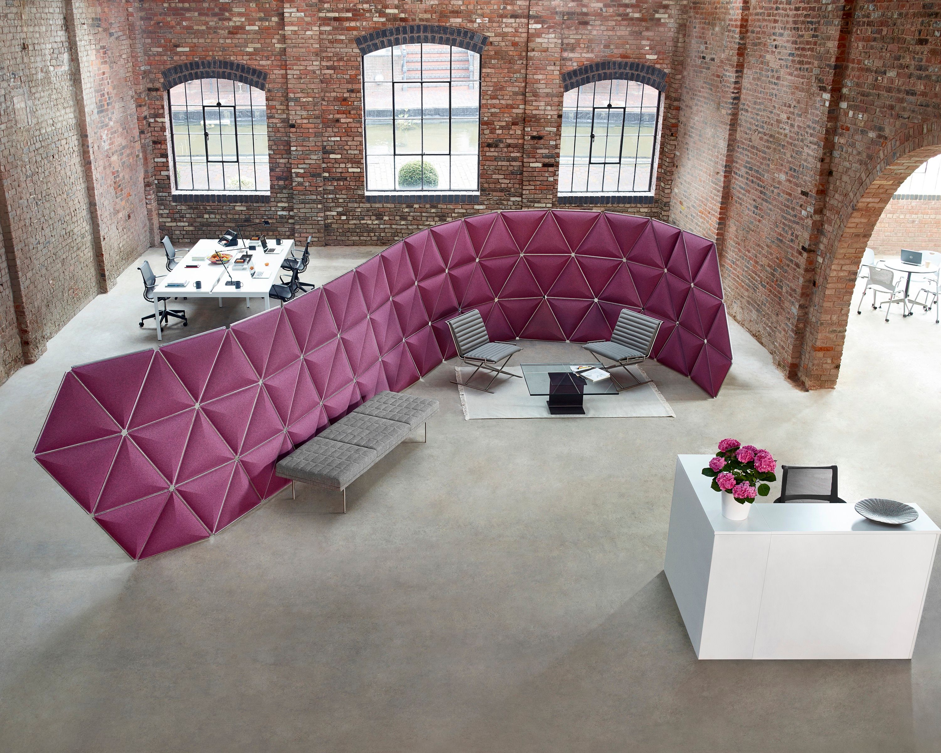 Кожаная мягкая скамья Herman Miller смокинг ARCH-00097714 - Вид №3