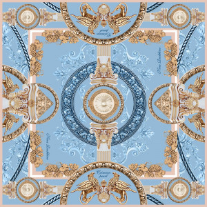 10633880 МД Нины Ручкиной Платок сувенирный "Жемчужина Крыма" 90х90см Ткань