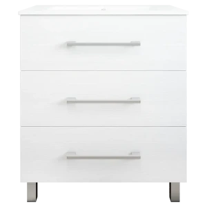 Тумба под раковину напольная Sanflor «Мадрид» 75x84 см цвет светлое дерево