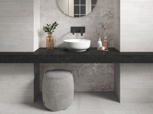 Пол / керамогранит с эффектом цемента