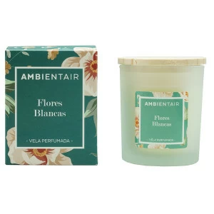 Свеча ароматическая "Белые цветы" Floral AMBIENTAIR  00-3881026 Зеленый
