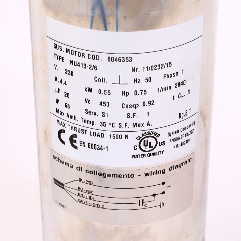 Насос скважинный WILO TWU 4-0210-C 2786602 - Вид №3