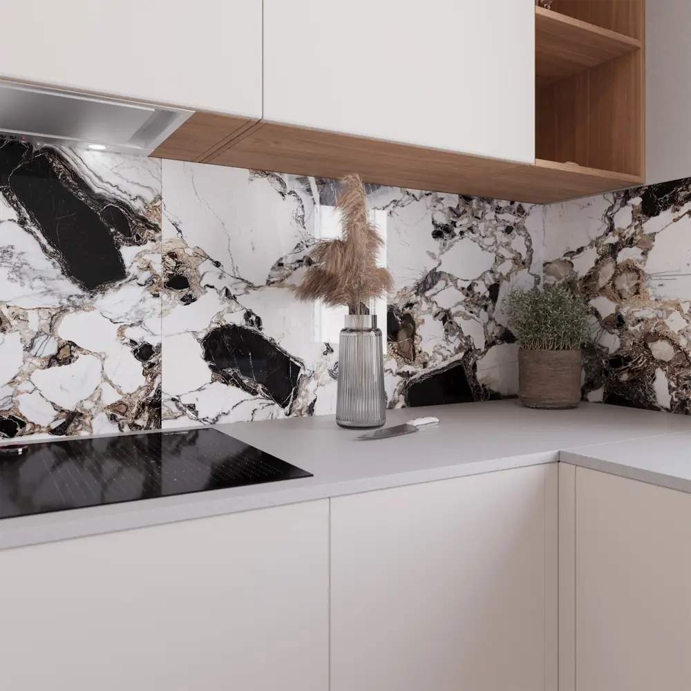Arcadia Ceramica Grande Crystal - глянцевый керамогранит с эффектом мрамора 60x120 см 89396421 STLM-1564176