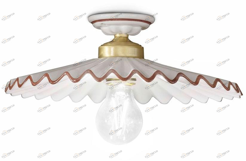 FERROLUCE Керамический потолочный светильник L'aquila C013/14 - c163