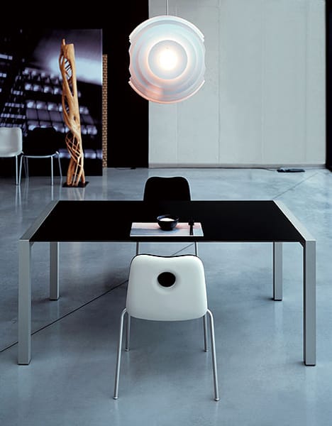 Раздвижной стол из алюминия и стекла Kristalia ARCH-00062075 - Вид №2