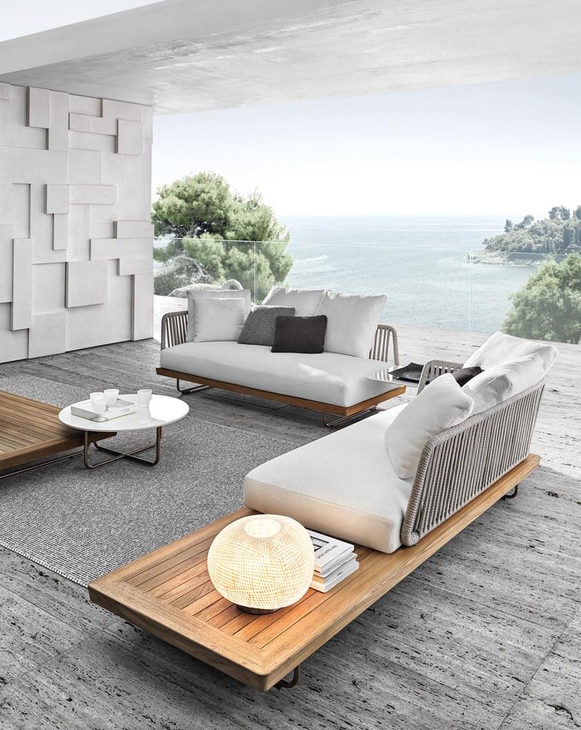 Minotti Модульный садовый диван на санках Sunray sun-id-1397866 - Вид №5