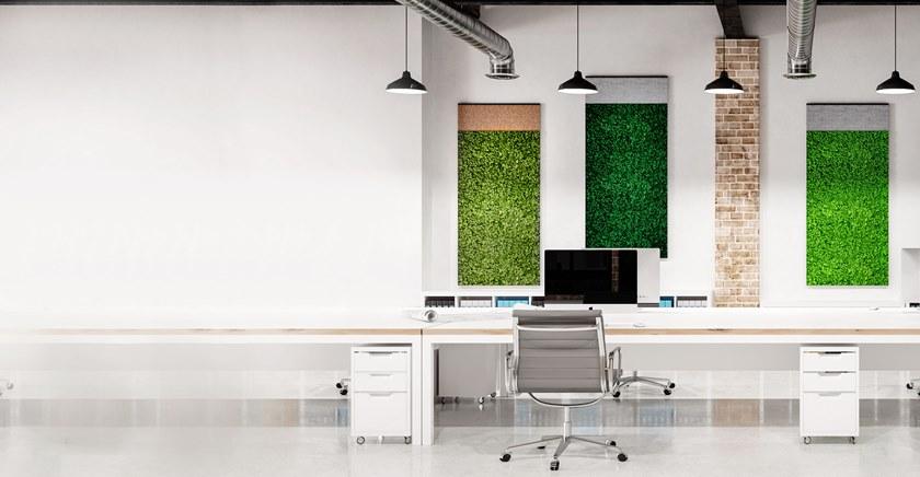 GREEN MOOD Акустическая стеновая панель из мха Design sun-id-1494656 - Вид №5