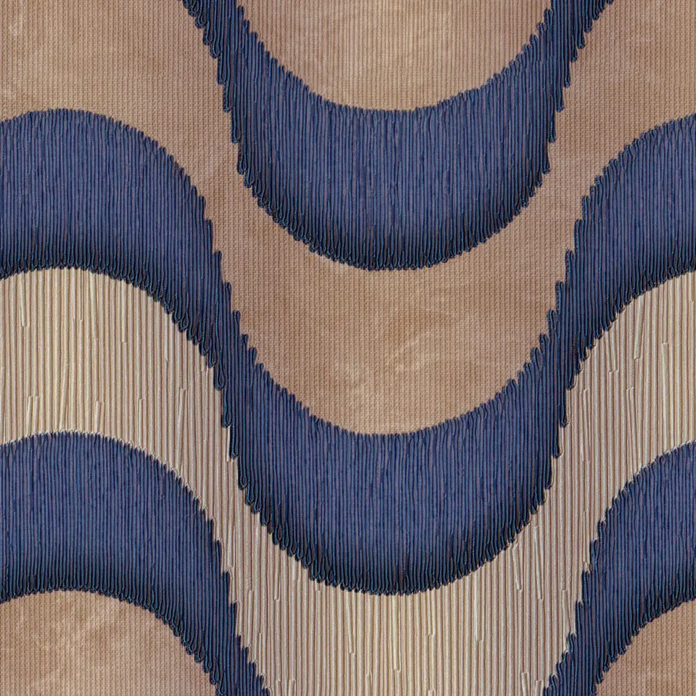 ОБОИ 1,06Х10М ФЛИЗ FLOW СИН OR8022-20 ORNAMY STLM-2064434 - Вид №1