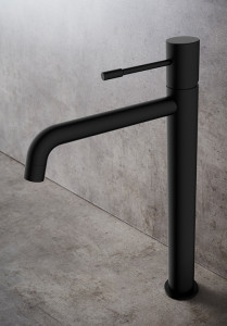 1381288 Смеситель Для Умывальника Fine High Black Hafa  Черный