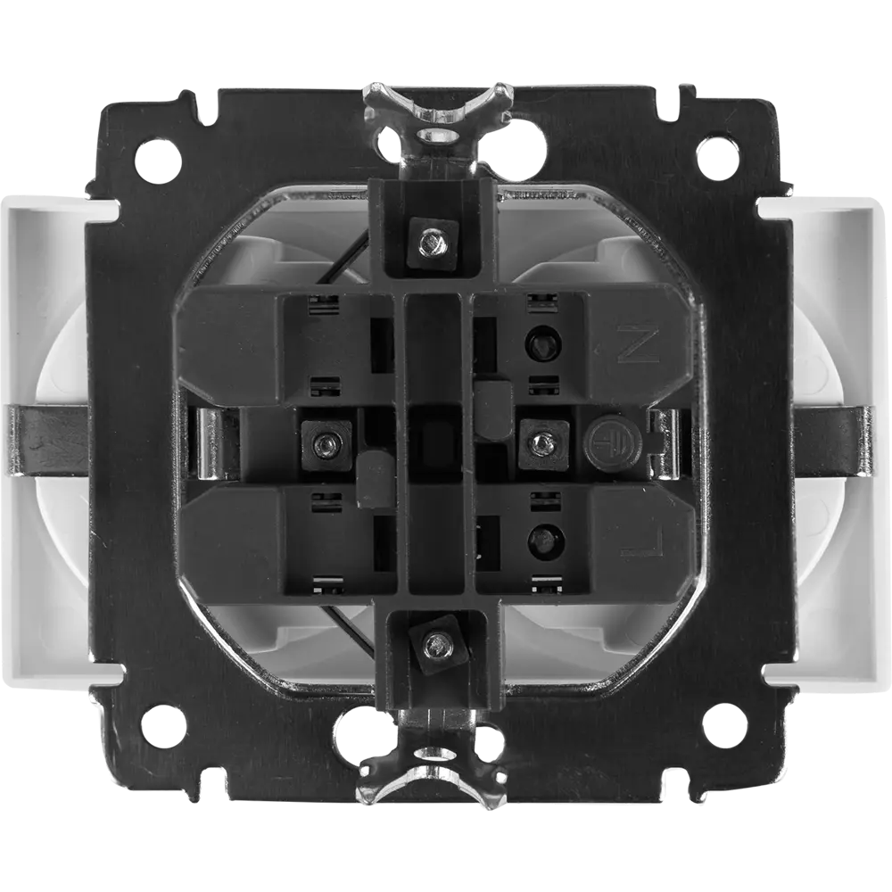 Двойная розетка WERKEL с заземлением для безопасного подключения техники 82125397 Встраиваемые механизмы STLM-0019724 - Вид №2