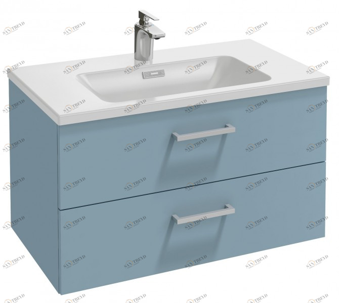 EB2078-R3-N18 Мебель под раковину-столешницу 80 см, 2 выдвижных ящика, угловая ручка Jacobdelafon VOX Santreyd