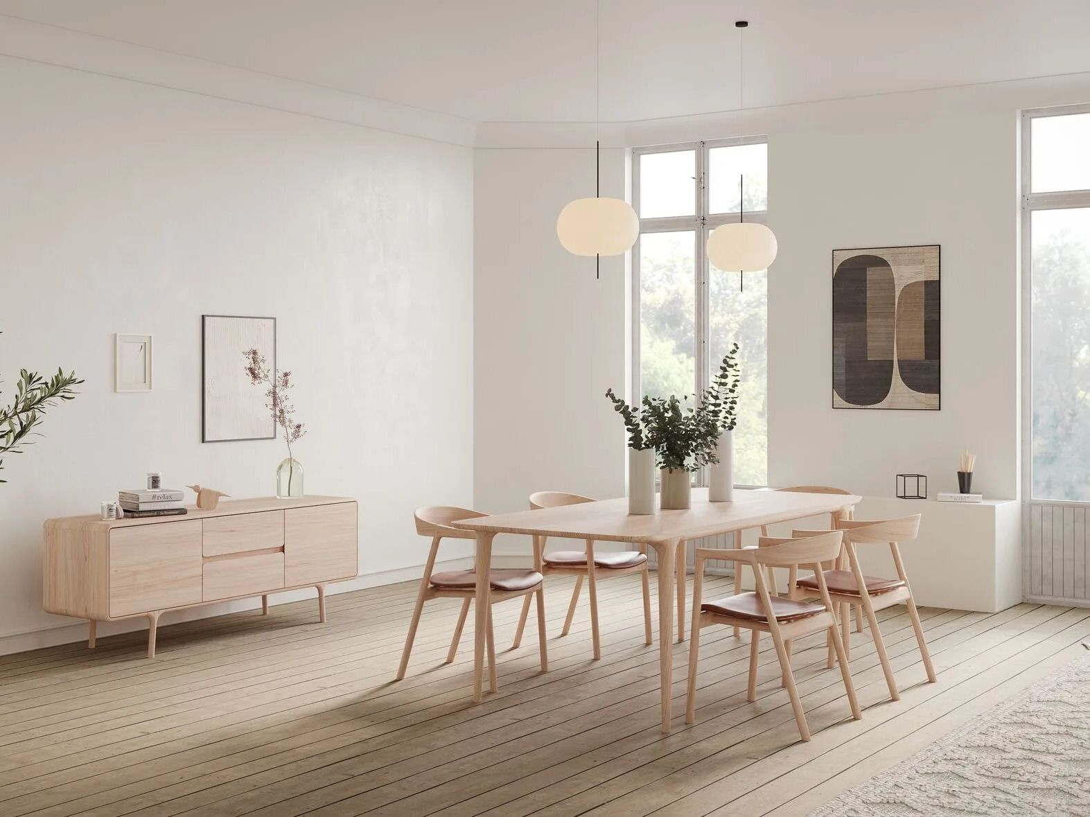 Прямоугольный обеденный стол из дуба Gazzda Fawn ARCH-00124305 - Вид №3