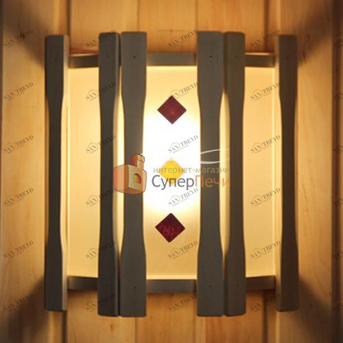 DoorWood Абажур прямой с тремя стеклами и вставкой (АП-3СВ) 2854