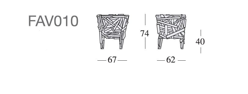 Кресло Edra для интерьера ARCH-00023303 - Вид №6