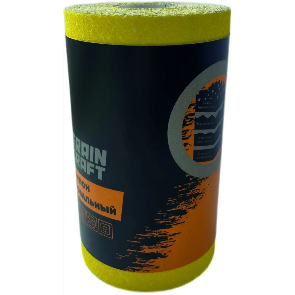 Рулон шлифовальный на бумажной основе Grain Craft Р40 5 м x 115 мм STLM-2066489 - Вид №6