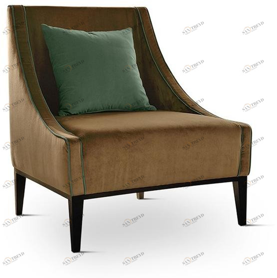 Domingo Salotti Мягкое кресло со съемной обивкой из ткани в современном стиле по контракту Sikka sun-id-1387911