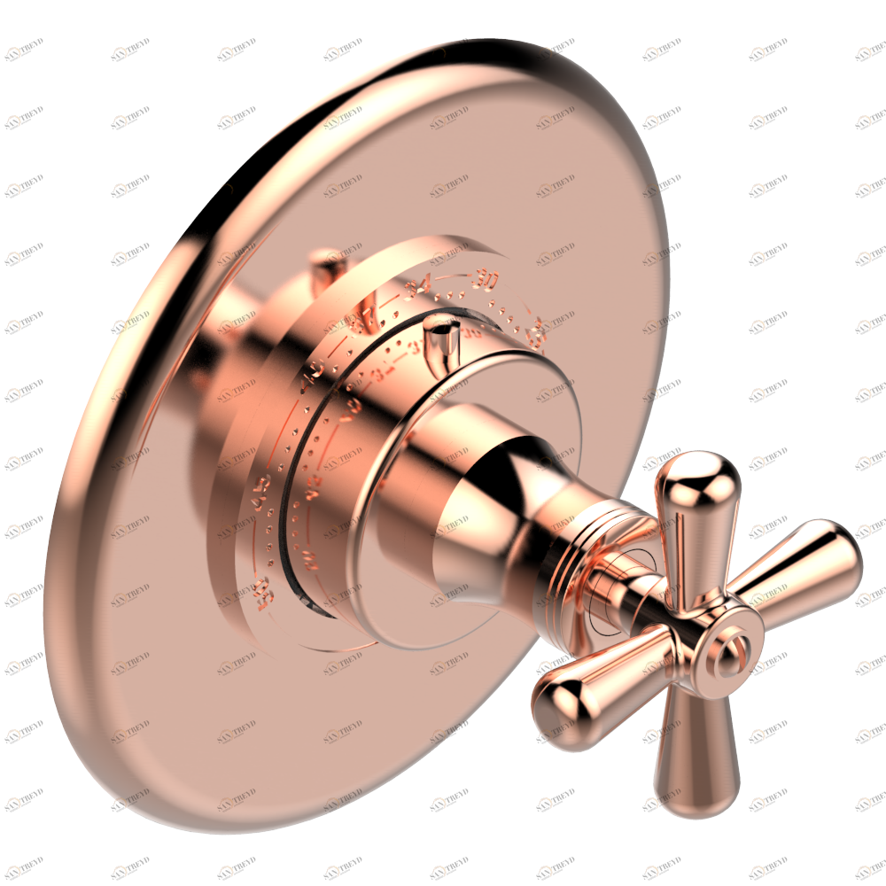 G7A-15EN16EM Ручка регулировки для термостата EUROTHERM N°8105N, 8200N, 8300 Thg-paris Beaubourg Розовое золото G7A 15EN16EM CAT.F