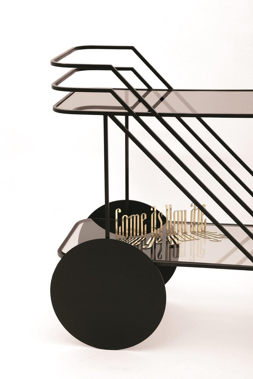 DANTE - Goods And Bads Тележка для еды из стали и стекла sun-id-1358400 - Вид №9