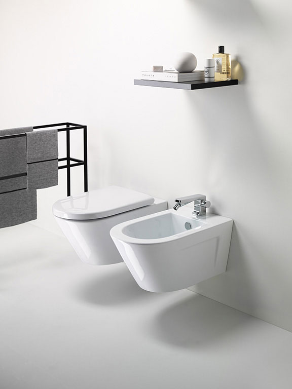 861211 Подвесной унитаз настенный Белый GSI ceramica Norm Италия - Вид №5