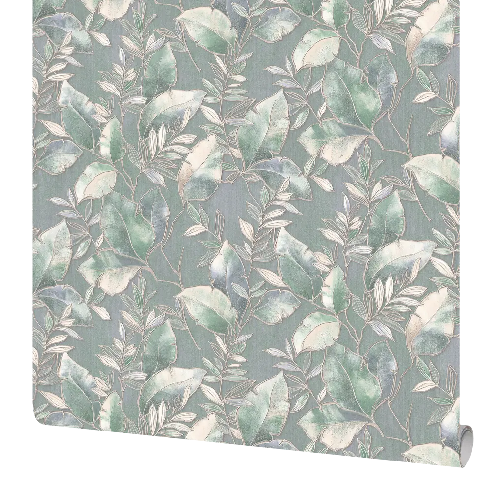 Флизелиновые обои Московская обойная фабрика Иоланта - свежий мятный акцент 89363294 STLM-0820490