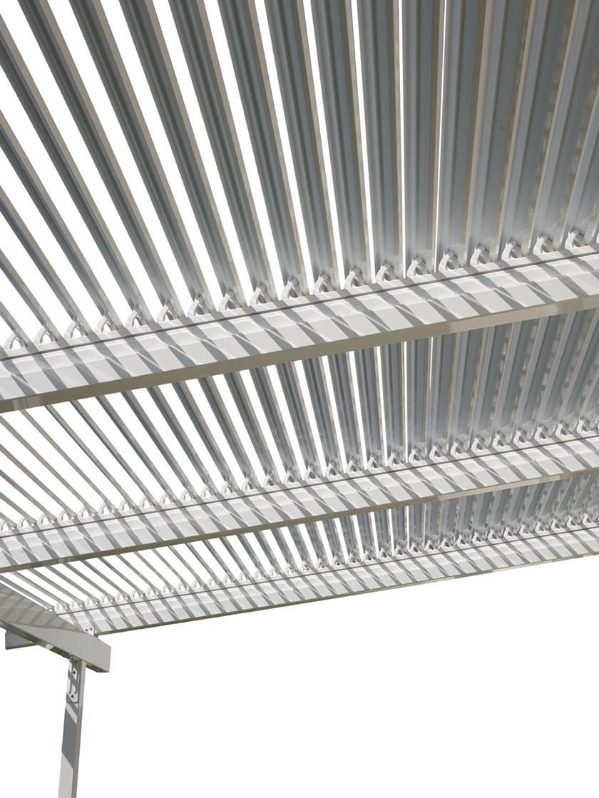 Unopiù Настенная пергола из алюминия с регулируемыми жалюзи  Peme43fb  - Вид №3