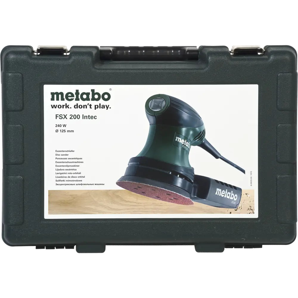 Эксцентриковая шлифмашина сетевая Metabo FSX 200 Intec 609225950, 240 Вт, 125 мм 13673175 STLM-2090233  - Вид №4