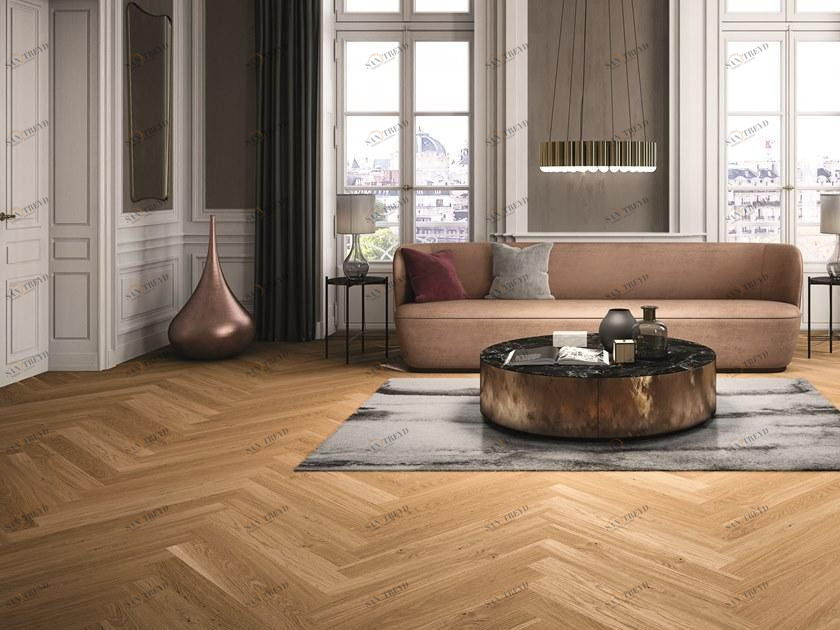 BOEN 2-х слойный дубовый паркет Maxi E*l63**d+e*l63**d