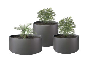 Стеклоткани круглый плантатор