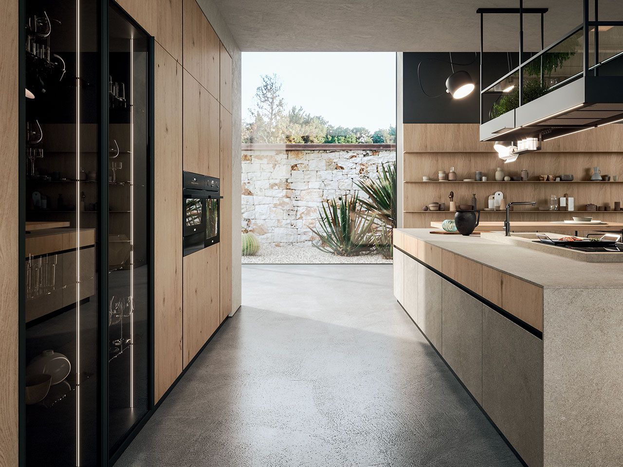 Встроенная кухня с островом Arrital Ak_04 ARCH-00140033 - Вид №5