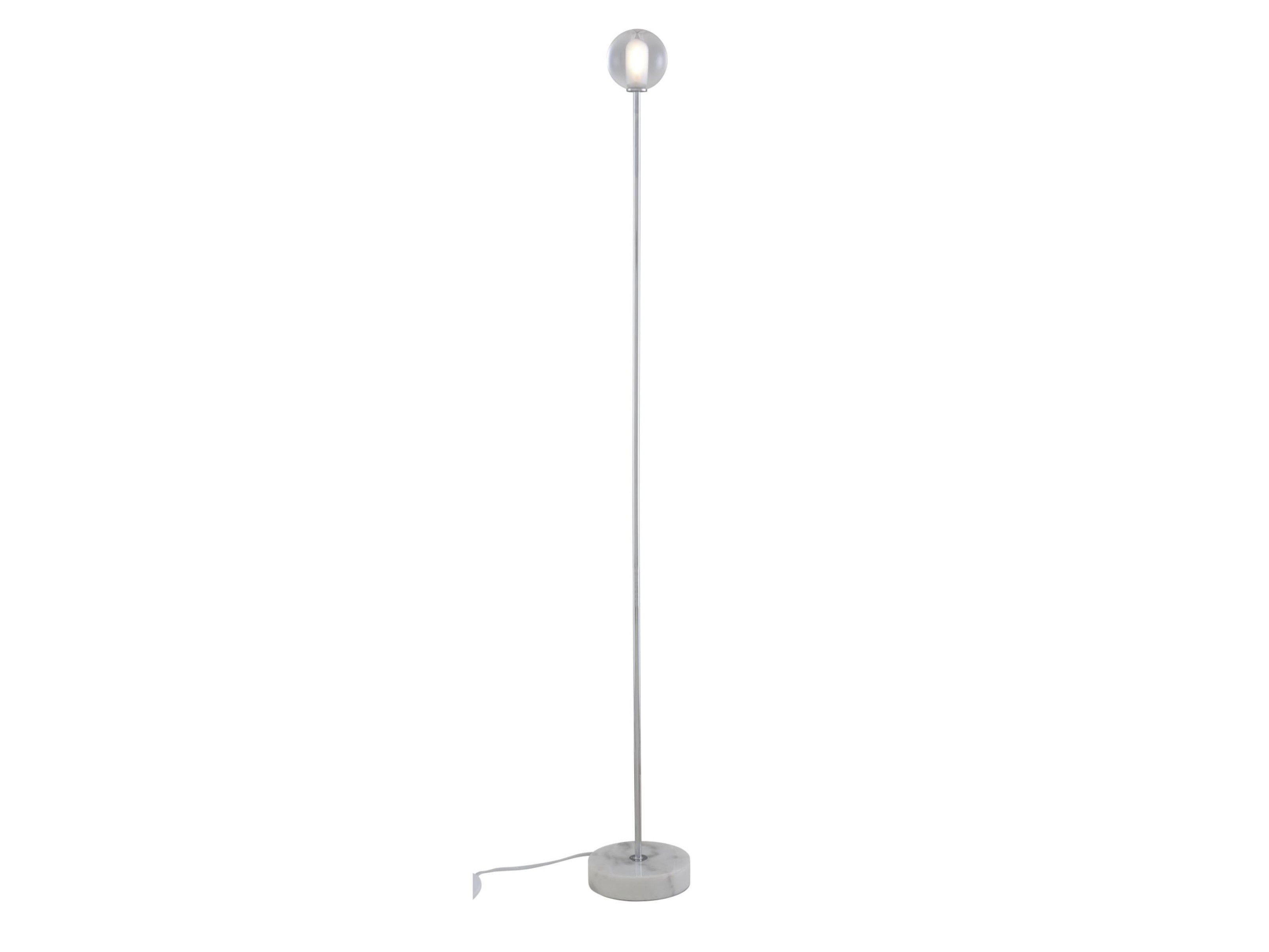Светодиодный торшер с мраморным основанием и стеклянным абажуром Ligne Roset Calot ARCH-00004413