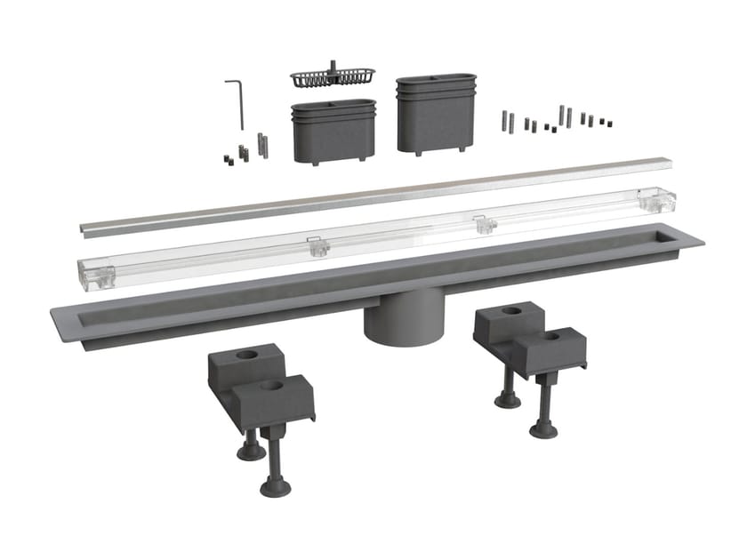 Слив для душа из нержавеющей стали Bonomini Canalissima ARCH-00059906