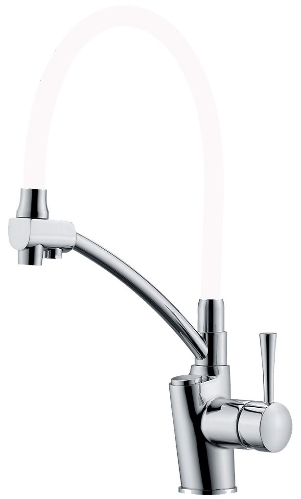 Смеситель ZorG Sanitary ZR 354-8 YF для кухонной мойки, хром