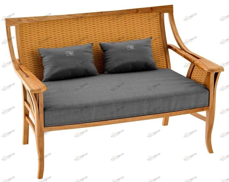 ASTELLO Диван из тикового дерева Deco Tournesol Ts.ss2.s1.02