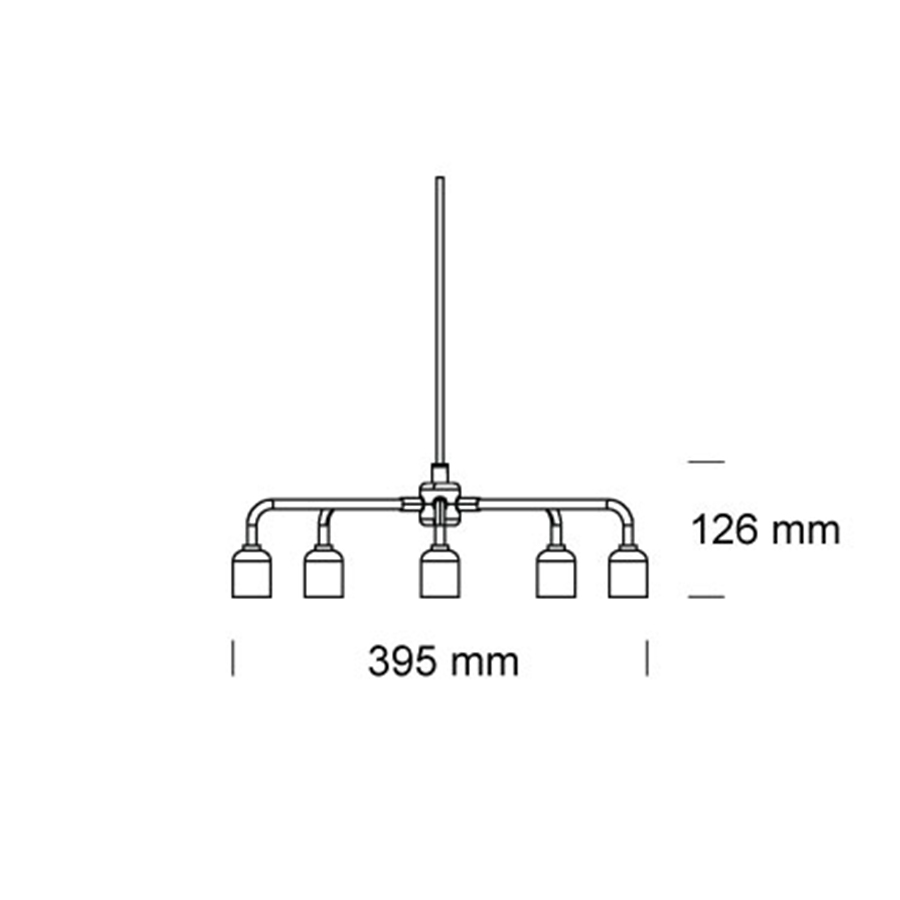 1910839 MENU Леонард Люстра Латунь  - Вид №2
