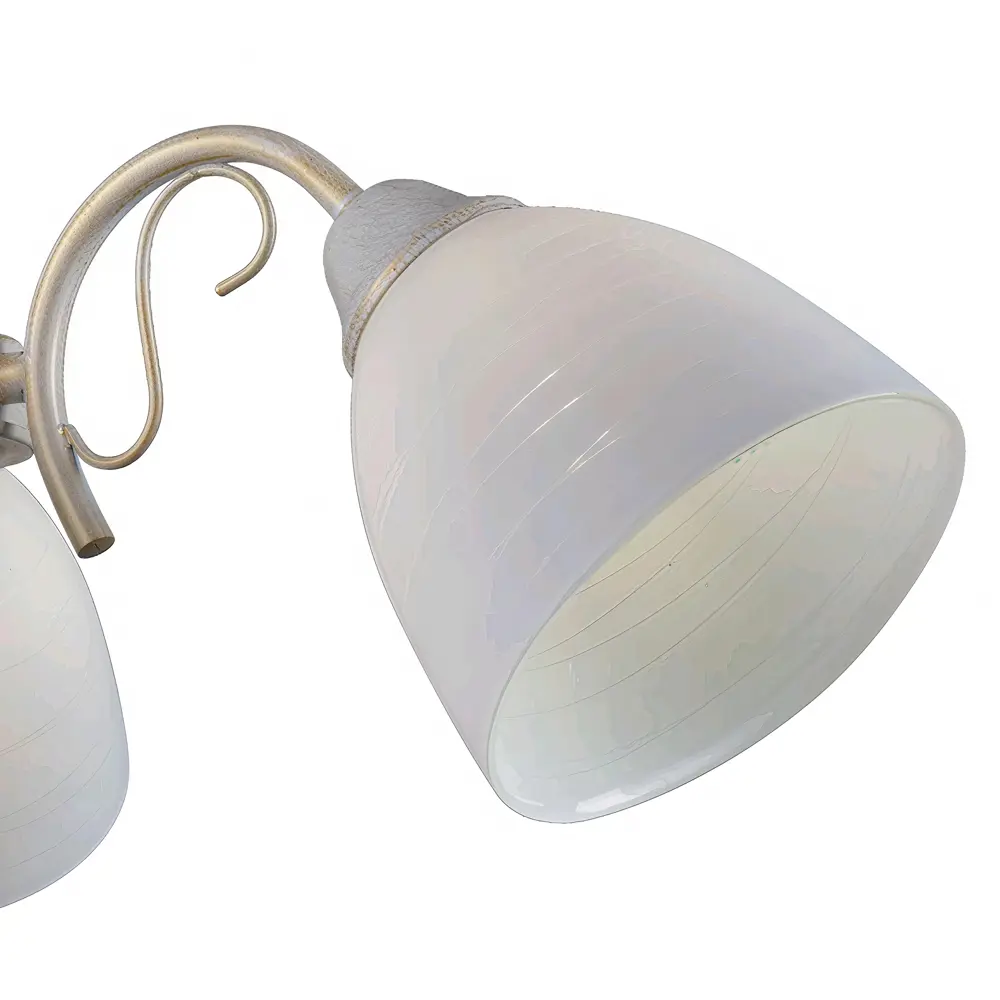 Люстра потолочная Богема 3 лампы 9 м² цвет белый РОССВЕТ STLM-2002506 - Вид №4