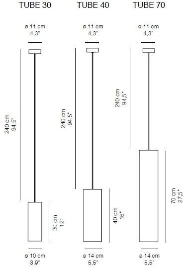 Quadrifoglio Светодиодная подвесная лампа Tube sun-id-1375718 - Вид №2