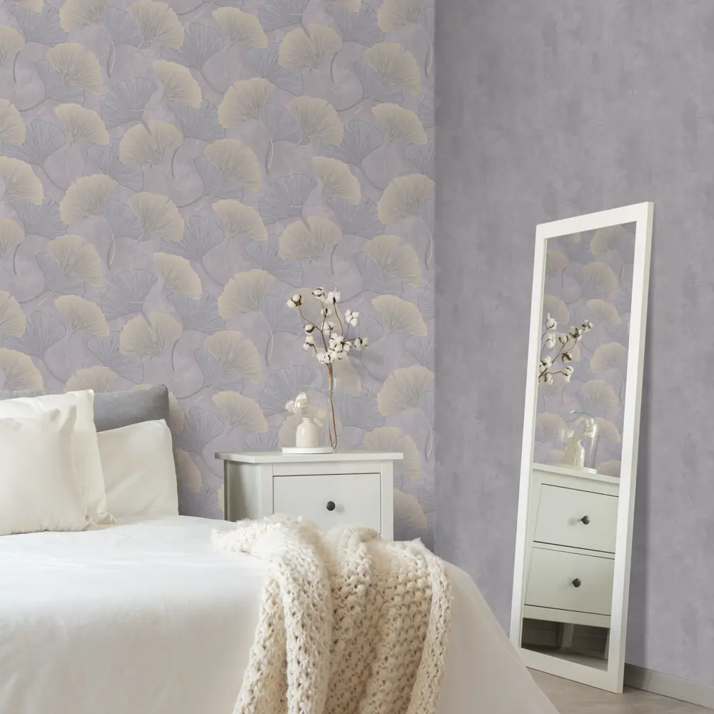 ОБОИ 1,06Х10М ФЛИЗ ZEN СЕР ED7100-23 83273622 STLM-2189151 EURO DECOR - Вид №3