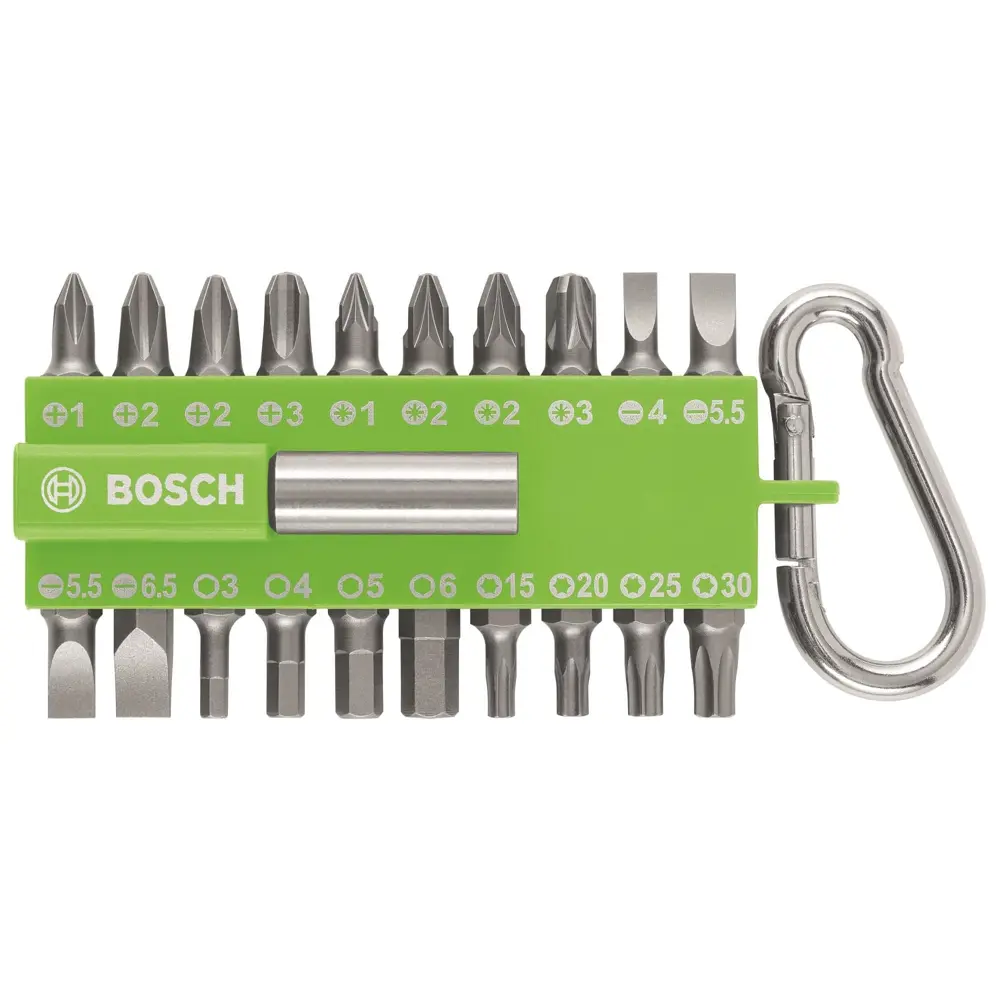 Набор бит Bosch 2607002823 с держателем и карабином, 20 шт. 82672214 STLM-2176843 BOSCH PROFESSIONAL 
