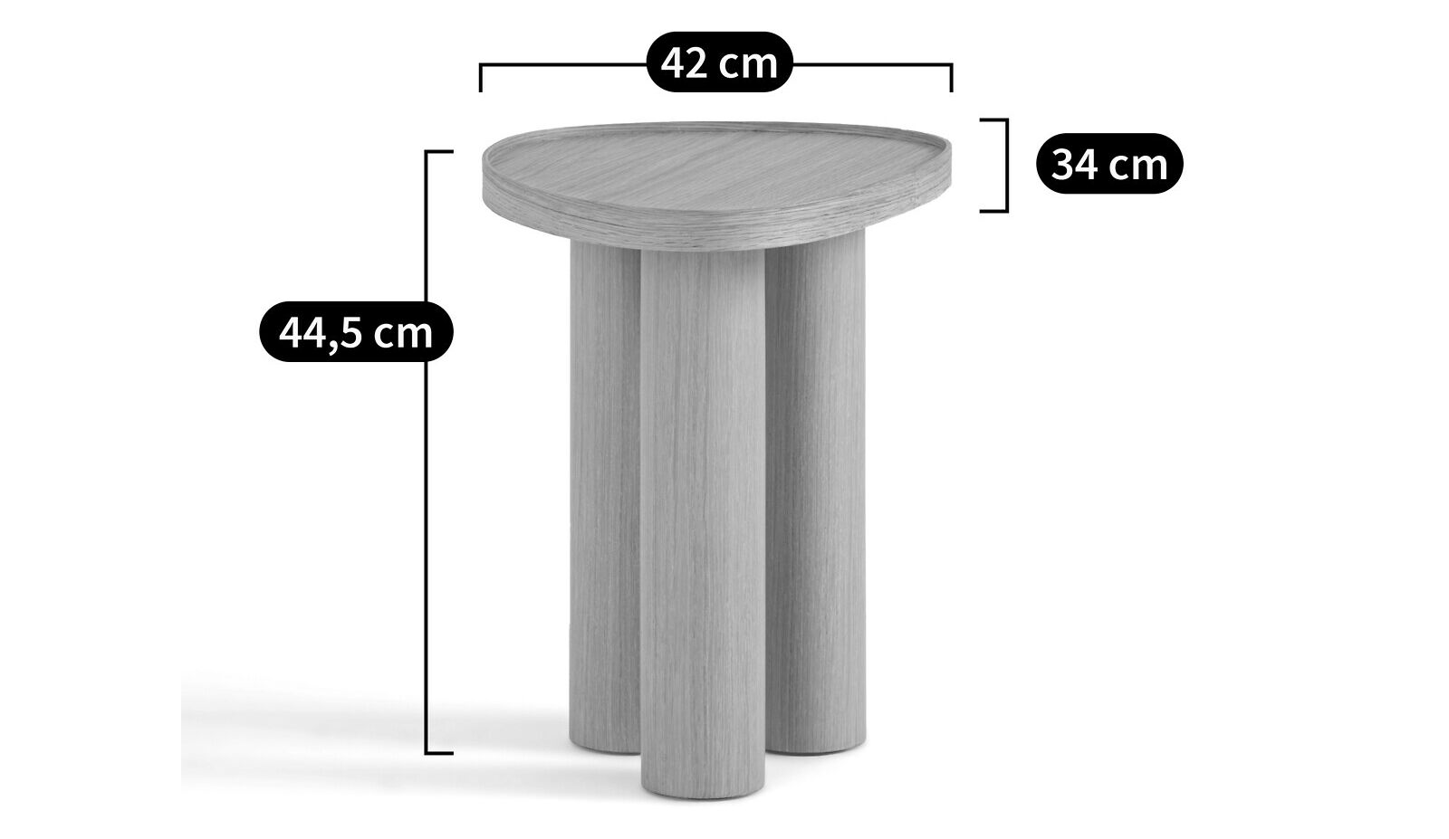 Высокий журнальный столик из МДФ AMPM Brasero ARCH-00046558 - Вид №8