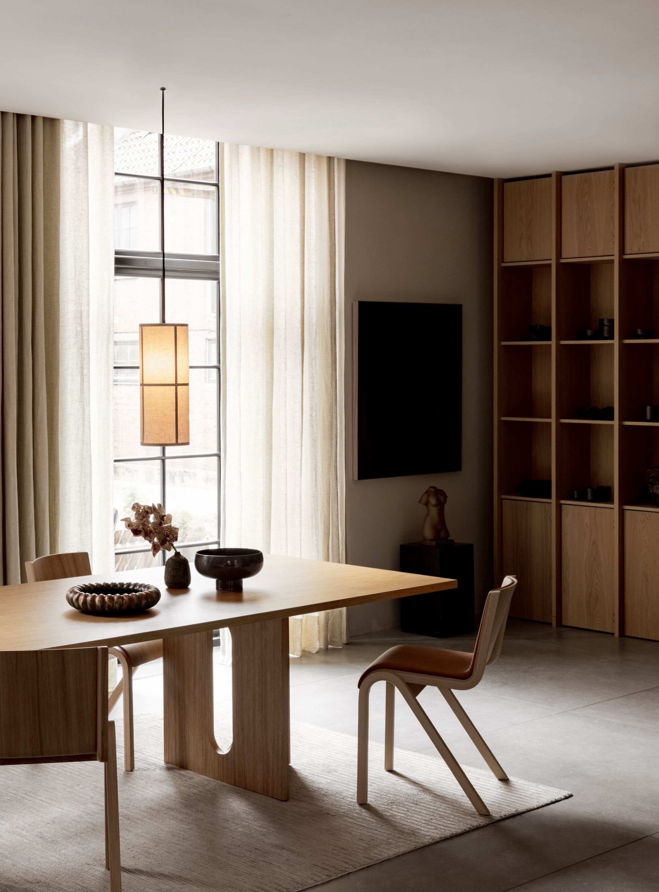 Подвесной светильник из льна Audo Copenhagen Hashira ARCH-00031161 - Вид №9