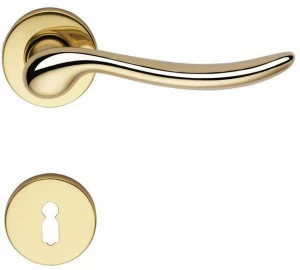 LINEA CALI' Латунная ручка в классическом стиле с накладкой Beta