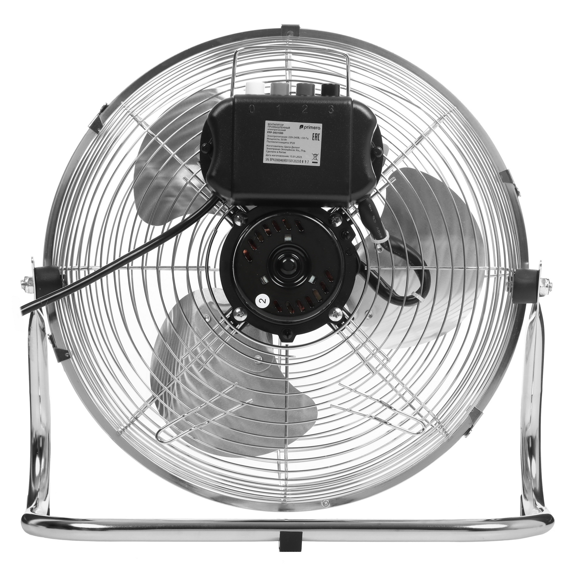9235530 Вентилятор PRIMERA FFP-3031DD  серебристый STDN-0009579 - Вид №5