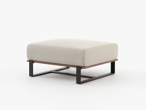 Ткань прямоугольный сад пуфик